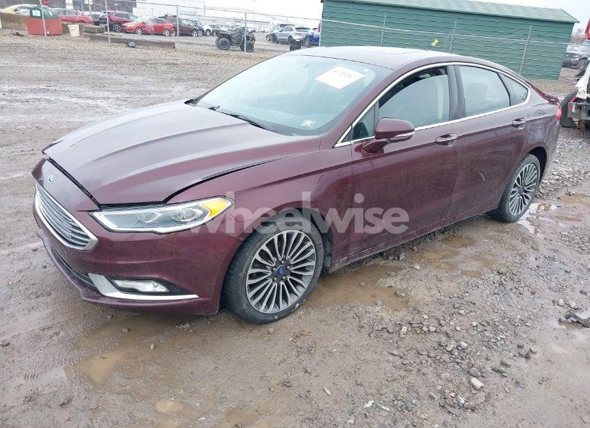 Photo 2 of 2017 Ford Fusion SE (VIN 3FA6P0T99HR188986)