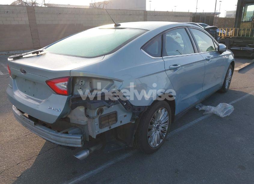 Photo 4 of 2014 Ford Fusion HYBRID S (VIN 3FA6P0UU0ER310861)