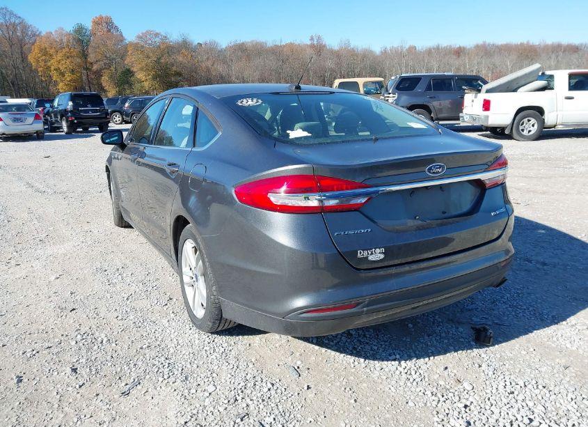 Photo 3 of 2018 Ford Fusion HYBRID S (VIN 3FA6P0UU3JR122376)