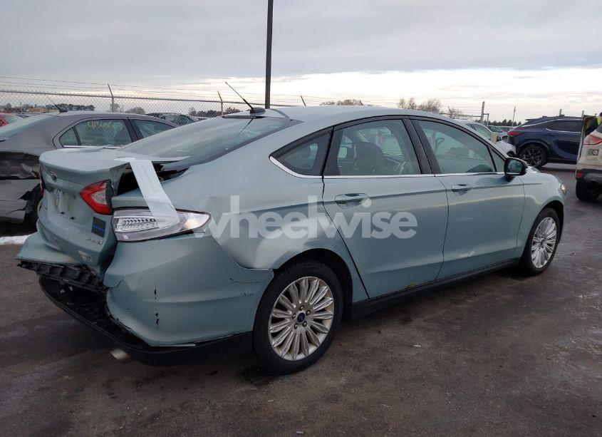 Photo 4 of 2014 Ford Fusion HYBRID S (VIN 3FA6P0UU4ER255721)