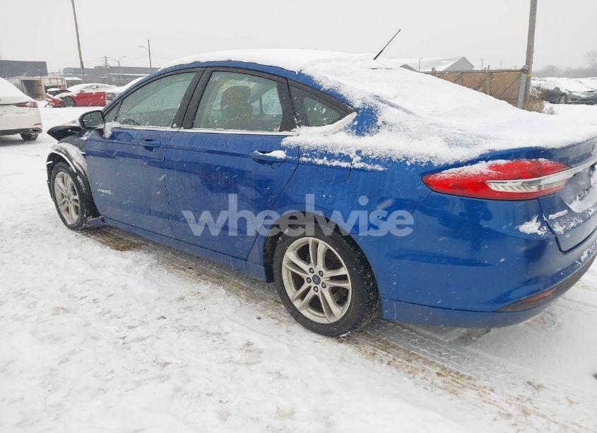Photo 3 of 2018 Ford Fusion HYBRID S (VIN 3FA6P0UU8JR122342)