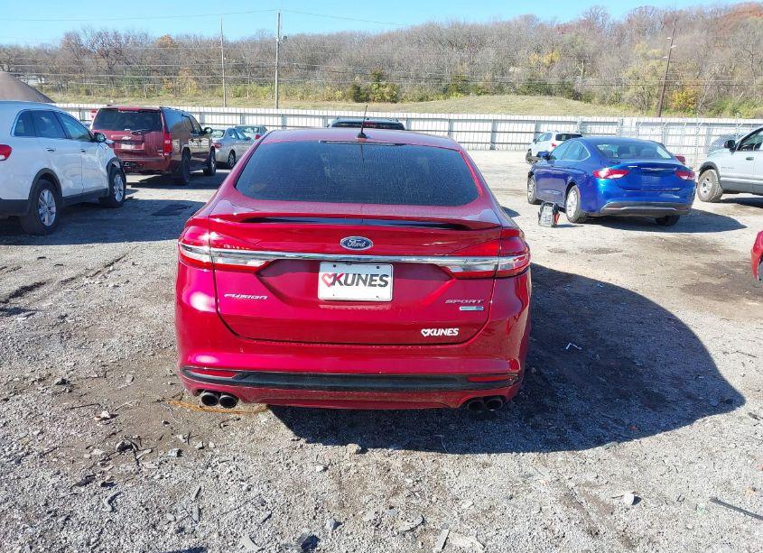 Photo 17 of 2017 Ford Fusion SPORT (VIN 3FA6P0VPXHR212871)