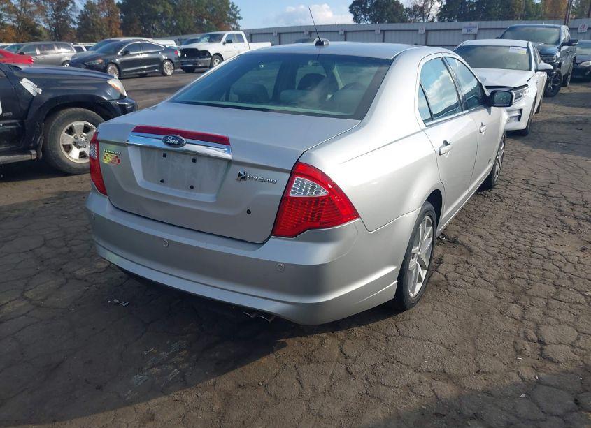 Photo 4 of 2010 Ford Fusion HYBRID (VIN 3FADP0L34AR396475)