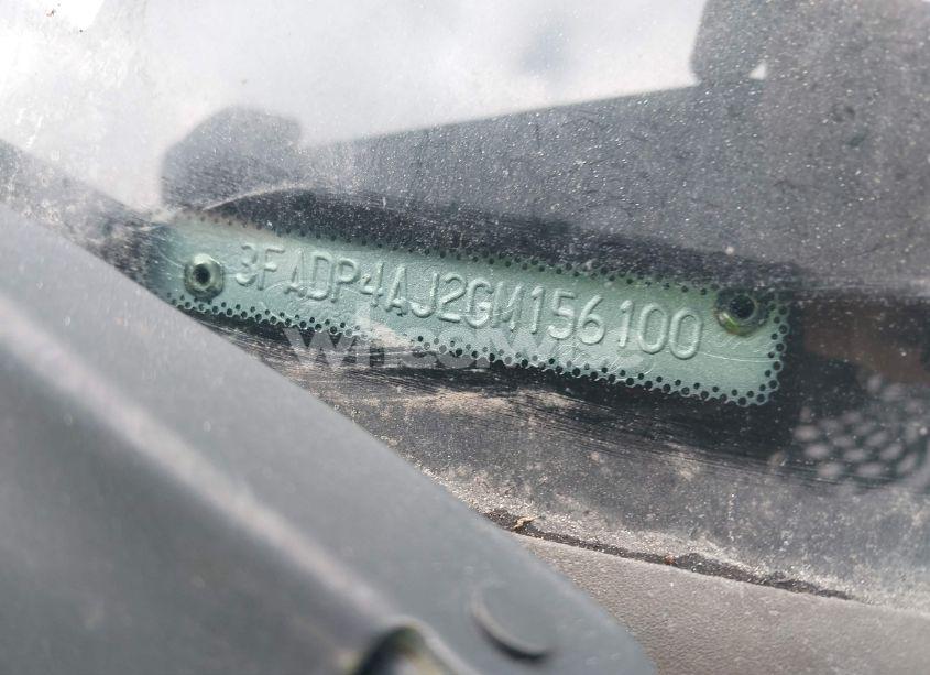 Photo 9 of 2016 Ford Fiesta S (VIN 3FADP4AJ2GM156100)