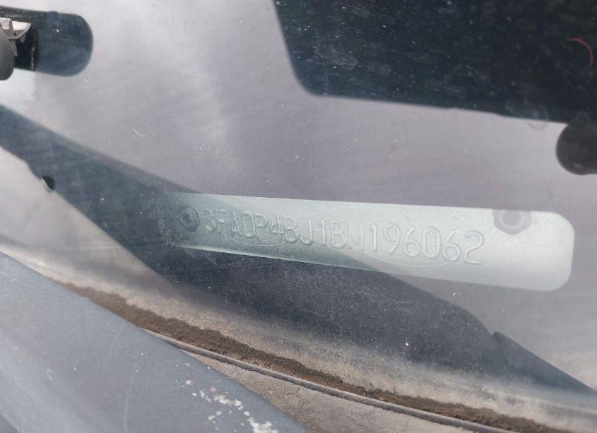 Photo 9 of 2011 Ford Fiesta SE (VIN 3FADP4BJ1BM196062)