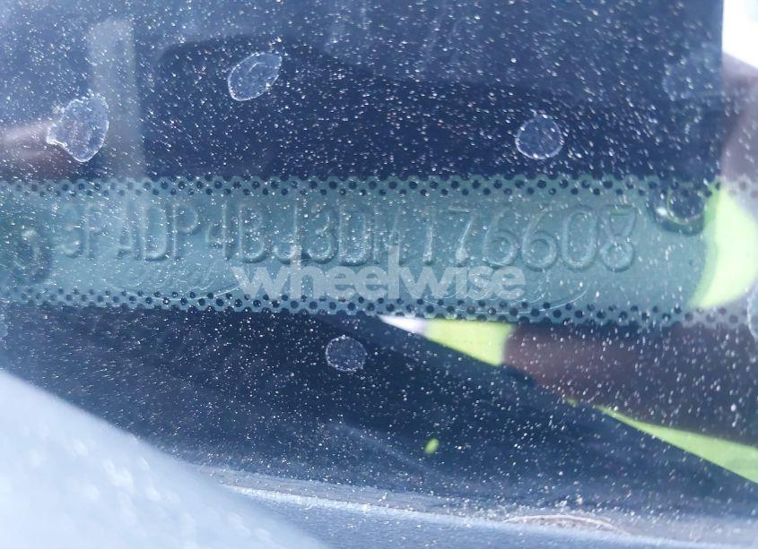 Photo 9 of 2013 Ford Fiesta SE (VIN 3FADP4BJ3DM176608)