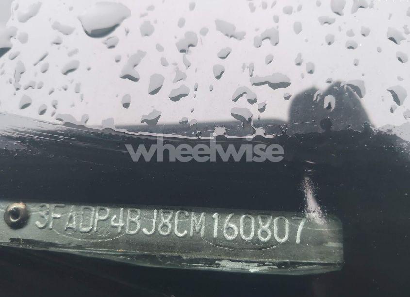 Photo 9 of 2012 Ford Fiesta SE (VIN 3FADP4BJ8CM160807)