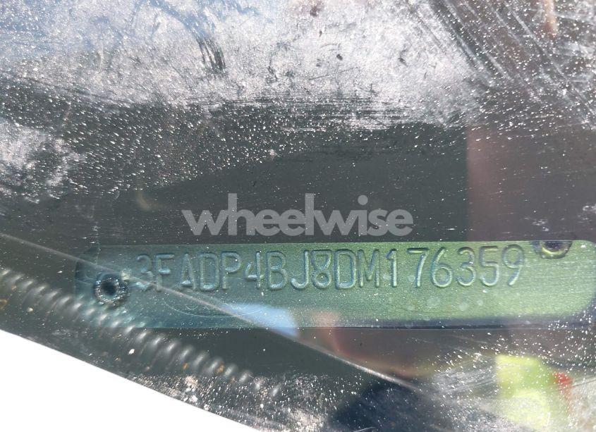 Photo 9 of 2013 Ford Fiesta SE (VIN 3FADP4BJ8DM176359)