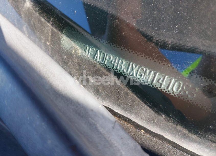 Photo 9 of 2016 Ford Fiesta SE (VIN 3FADP4BJXGM141083)