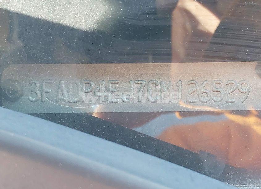 Photo 9 of 2012 Ford Fiesta SE (VIN 3FADP4EJ7CM126529)