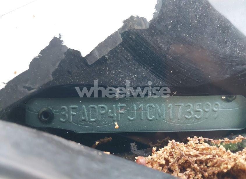 Photo 9 of 2012 Ford Fiesta SES (VIN 3FADP4FJ1CM173599)