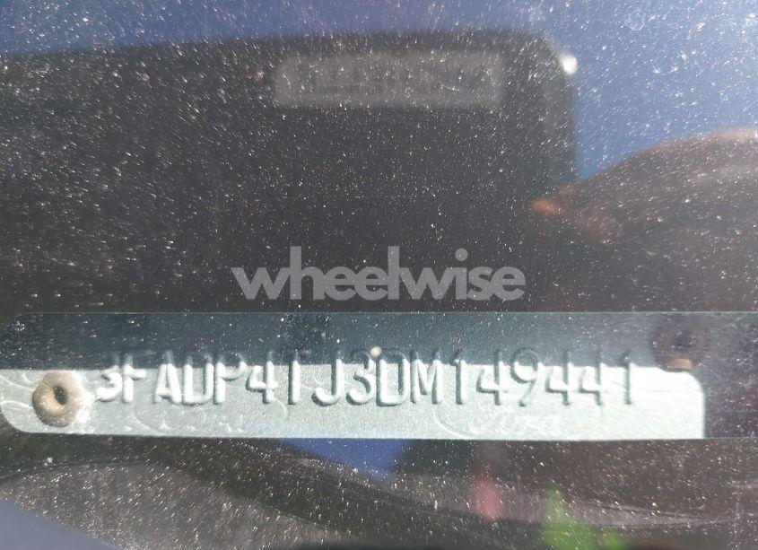 Photo 9 of 2013 Ford Fiesta S (VIN 3FADP4TJ3DM149441)