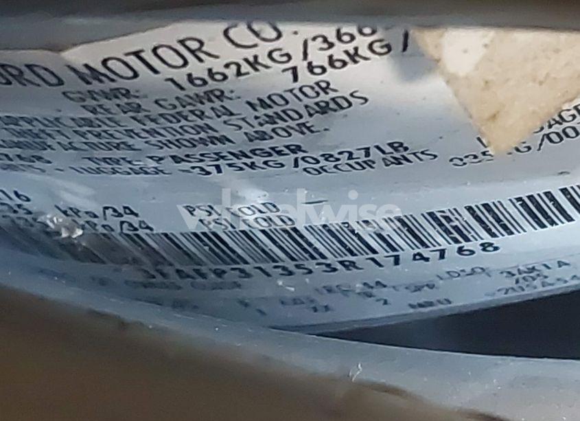 Photo 9 of 2003 Ford Focus ZX3 (VIN 3FAFP31353R174768)