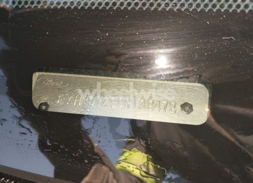 Photo 9 of 2009 Ford Fusion SE (VIN 3FAHP07Z99R138478)