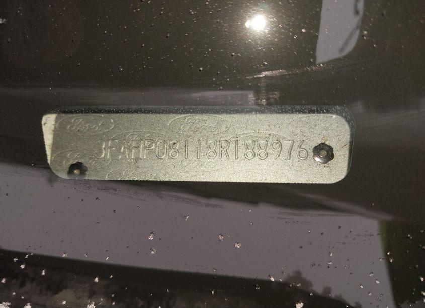 Photo 9 of 2008 Ford Fusion SEL (VIN 3FAHP08118R188976)