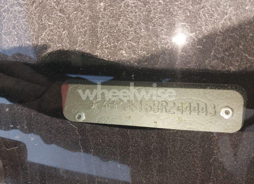 Photo 9 of 2008 Ford Fusion SEL (VIN 3FAHP08168R244443)