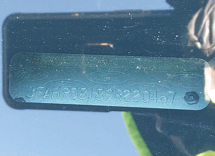 Photo 9 of 2009 Ford Fusion SEL (VIN 3FAHP08189R220467)