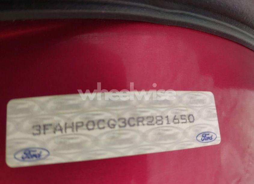 Photo 9 of 2012 Ford Fusion SEL (VIN 3FAHP0CG3CR281650)