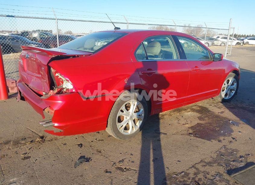 Photo 4 of 2012 Ford Fusion SE (VIN 3FAHP0HA0CR255544)