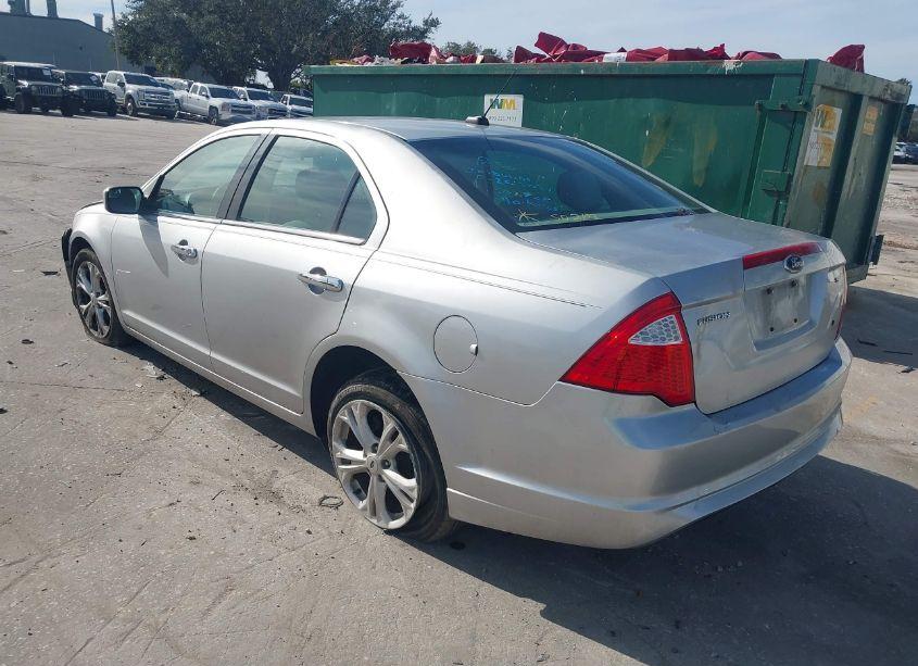 Photo 3 of 2012 Ford Fusion SE (VIN 3FAHP0HA0CR273915)