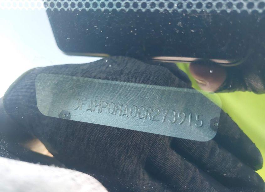 Photo 9 of 2012 Ford Fusion SE (VIN 3FAHP0HA0CR273915)