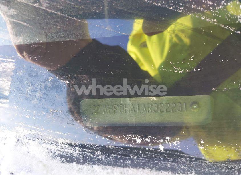 Photo 9 of 2010 Ford Fusion SE (VIN 3FAHP0HA1AR322231)