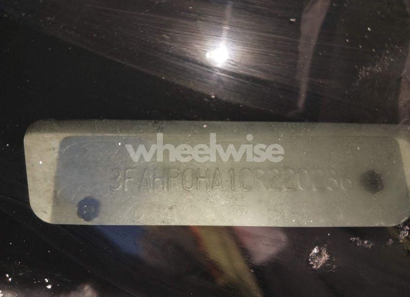 Photo 9 of 2012 Ford Fusion SE (VIN 3FAHP0HA1CR220236)