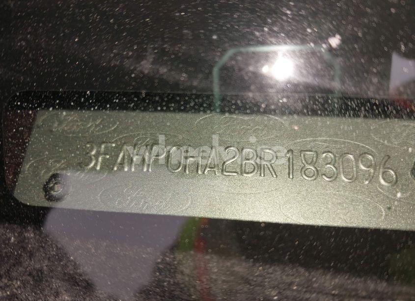 Photo 9 of 2011 Ford Fusion SE (VIN 3FAHP0HA2BR183096)