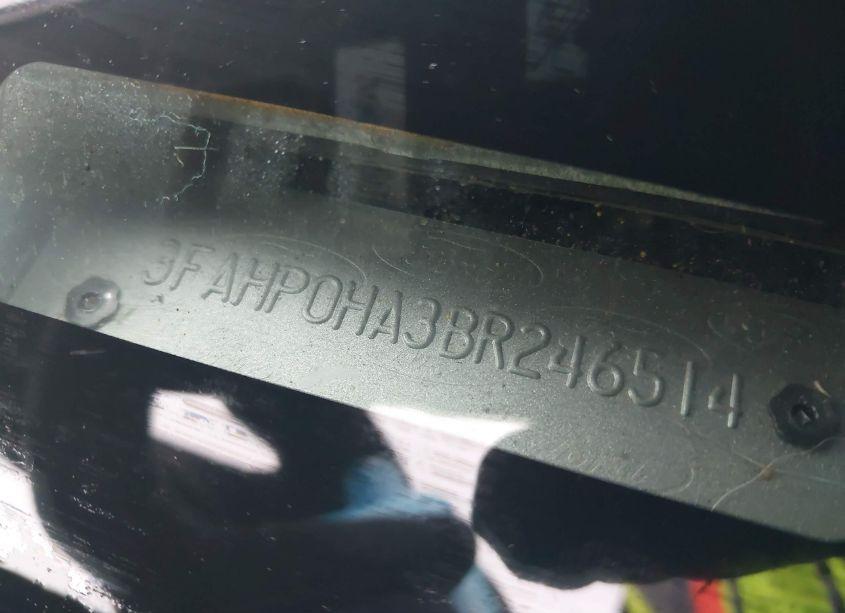 Photo 9 of 2011 Ford Fusion SE (VIN 3FAHP0HA3BR246514)