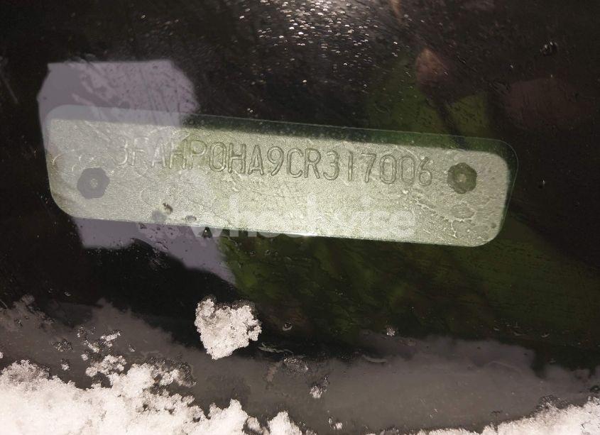 Photo 9 of 2012 Ford Fusion SE (VIN 3FAHP0HA9CR317006)