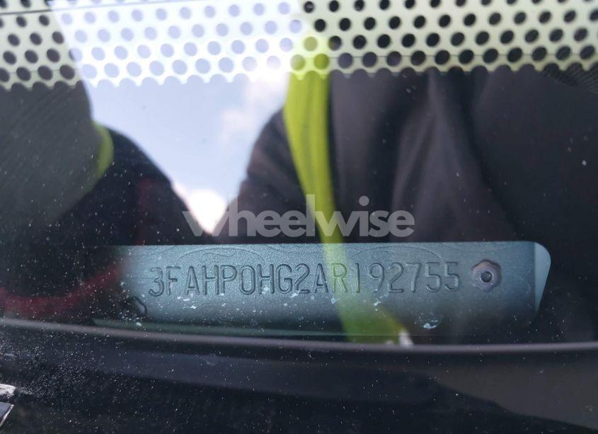 Photo 9 of 2010 Ford Fusion SE (VIN 3FAHP0HG2AR192755)