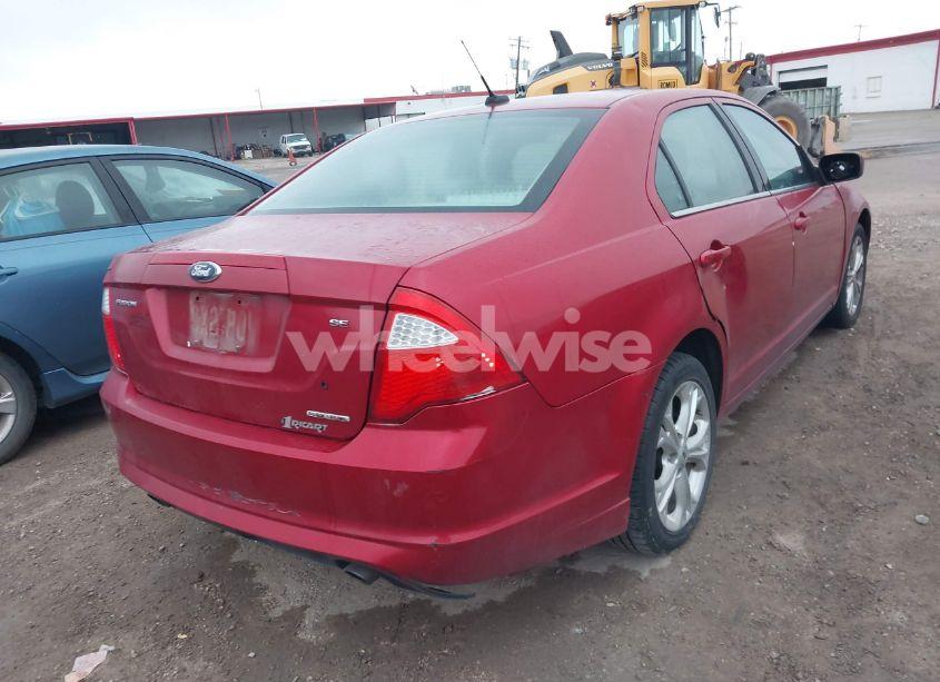 Photo 4 of 2012 Ford Fusion SE (VIN 3FAHP0HG5CR342943)