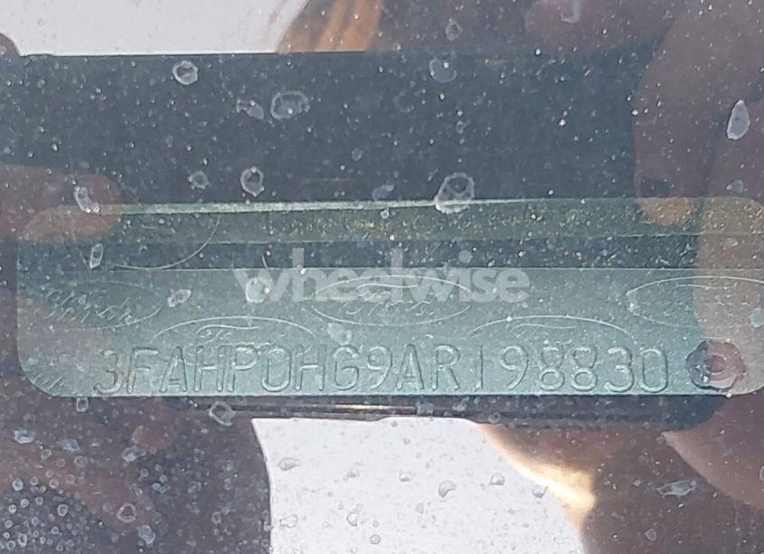 Photo 9 of 2010 Ford Fusion SE (VIN 3FAHP0HG9AR198830)