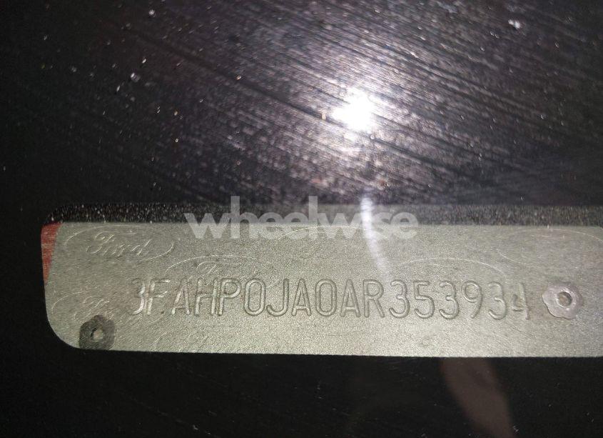 Photo 18 of 2010 Ford Fusion SEL (VIN 3FAHP0JA0AR353934)