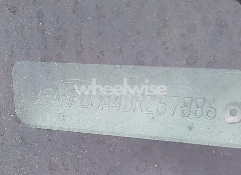 Photo 9 of 2011 Ford Fusion SEL (VIN 3FAHP0JA4BR257886)