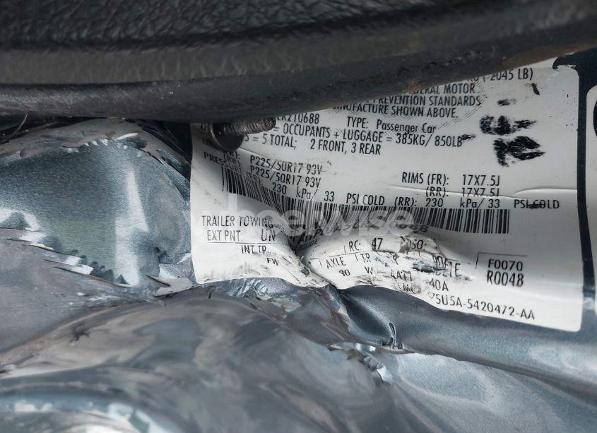 Photo 9 of 2012 Ford Fusion SEL (VIN 3FAHP0JA5CR210688)