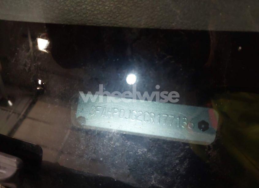 Photo 9 of 2012 Ford Fusion SEL (VIN 3FAHP0JG2CR177136)