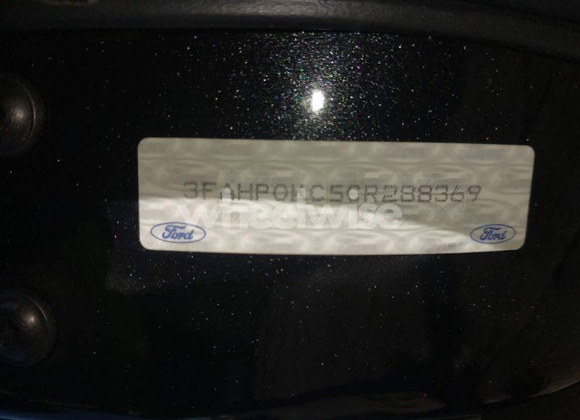 Photo 9 of 2012 Ford Fusion SPORT (VIN 3FAHP0KC5CR288369)