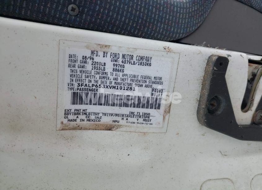 Photo 9 of 1997 Ford Contour GL (VIN 3FALP653XVM101281)