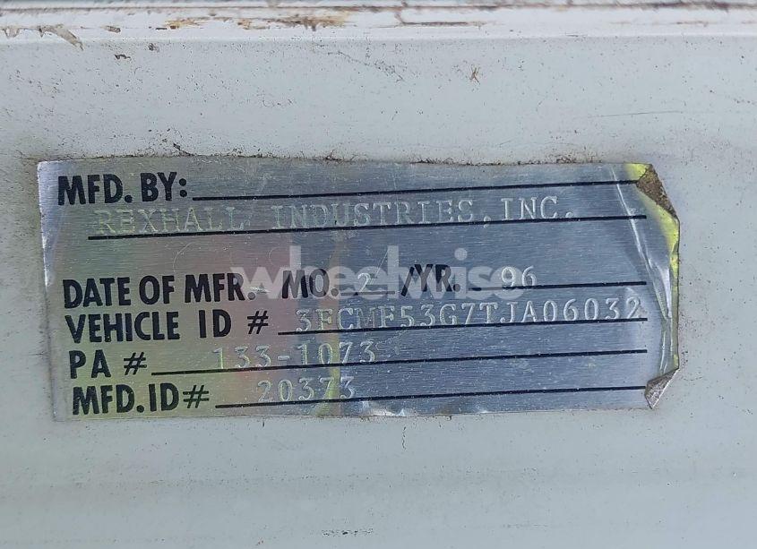 Photo 9 of 1996 Ford F530 SUPER DUTY (VIN 3FCMF53G7TJA06032)