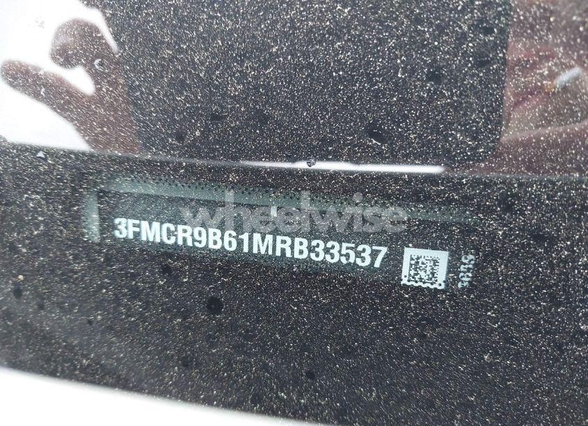 Photo 17 of 2021 Ford Bronco SPORT BIG BEND (VIN 3FMCR9B61MRB33537)