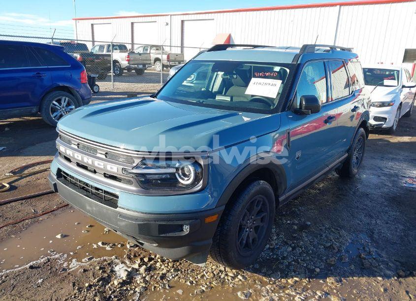Photo 2 of 2022 Ford Bronco SPORT BIG BEND (VIN 3FMCR9B61NRD74922)