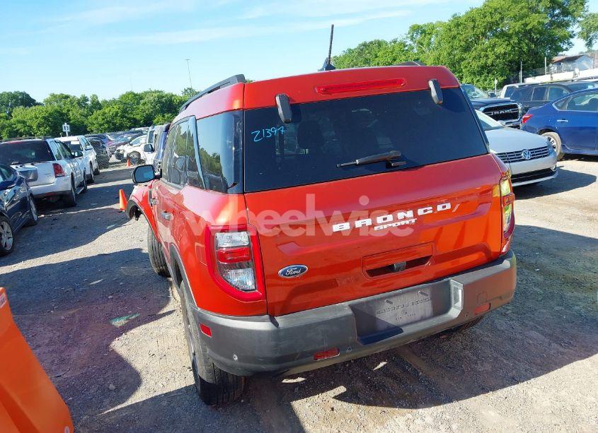 Photo 3 of 2022 Ford Bronco SPORT BIG BEND (VIN 3FMCR9B62NRE17681)