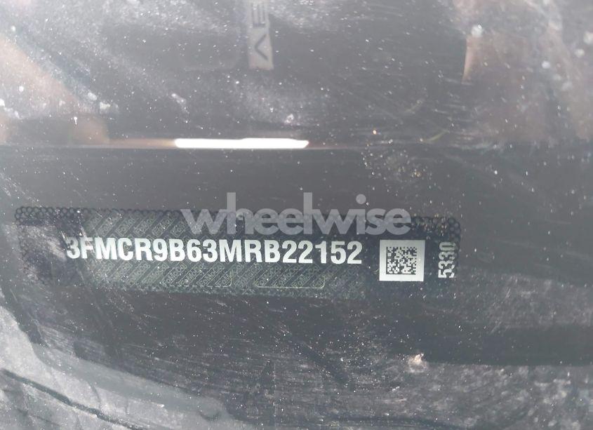 Photo 9 of 2021 Ford Bronco SPORT BIG BEND (VIN 3FMCR9B63MRB22152)