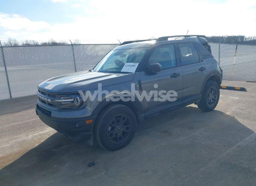 Photo 2 of 2022 Ford Bronco SPORT BIG BEND (VIN 3FMCR9B63NRD12826)