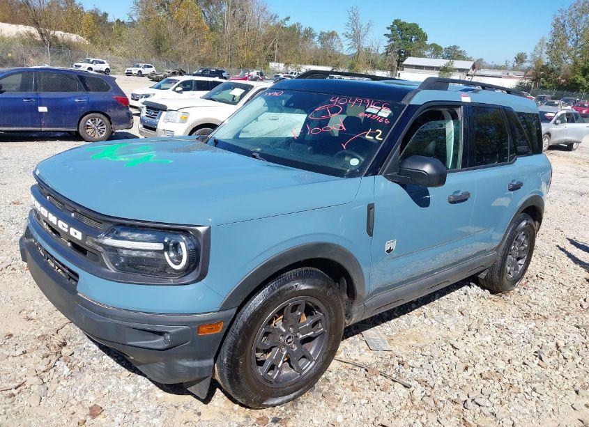 Photo 2 of 2022 Ford Bronco SPORT BIG BEND (VIN 3FMCR9B66NRD67822)