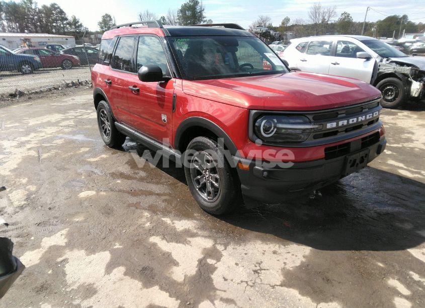 2022 Ford Bronco SPORT BIG BEND (VIN 3FMCR9B69NRE00862) main photo