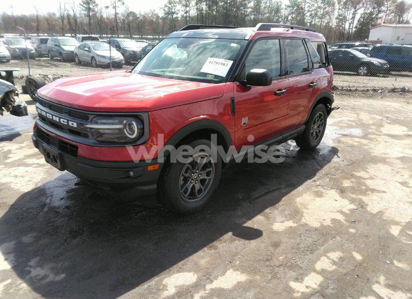 Photo 2 of 2022 Ford Bronco SPORT BIG BEND (VIN 3FMCR9B69NRE00862)