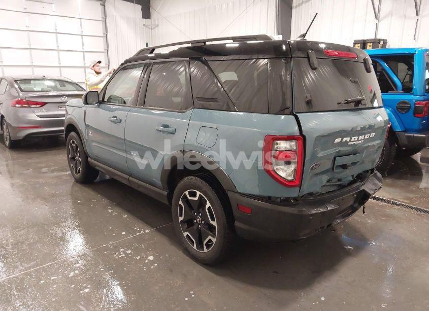 Photo 3 of 2021 Ford Bronco SPORT OUTER BANKS (VIN 3FMCR9C63MRB36583)