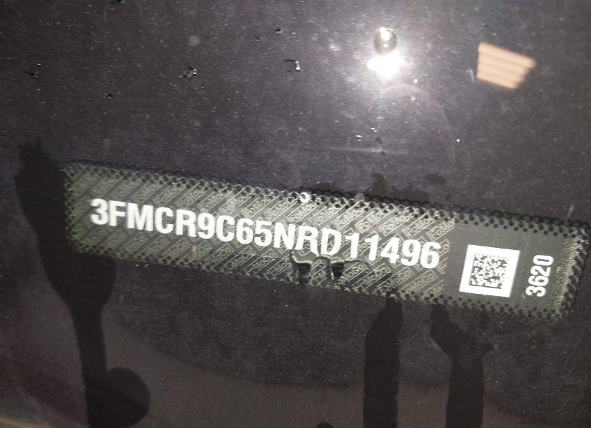 Photo 9 of 2022 Ford Bronco SPORT OUTER BANKS (VIN 3FMCR9C65NRD11496)